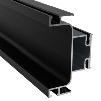 Профіль Gola Ferro Fiori  type C з LED, вертикальний проміжний L-5400мм, чорний браш
