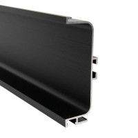 Профіль Gola Ferro Fiori  type C з LED, горизонтальний  L-4100мм, чорний браш