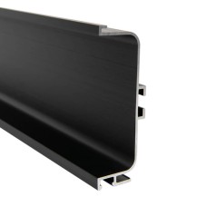 Профіль Gola Ferro Fiori  type C з LED, горизонтальний  L-4100мм, чорний браш
