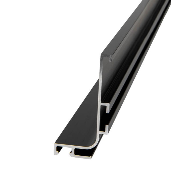 Профіль Gola Ferro Fiori  type L з LED, горизонтальний  L-4100мм, чорний