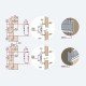 Профіль GOLA Scilm type C, горизонтальний, L-4100мм, браш нікель
