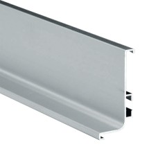 Профіль GOLA Scilm type L, горизонтальний, L-4100мм, браш нікель