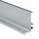 Профіль GOLA Scilm type L, горизонтальний, L-4100мм, браш нікель