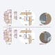 Профіль GOLA Scilm type L, горизонтальний, L-4100мм, браш нікель