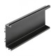 Профіль GOLA GTV VELLO під LED type C горизонтальний, L=4100мм, чорний