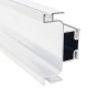 Профіль Gola Ferro Fiori  type C з LED, вертикальний проміжний L-5400мм, білий