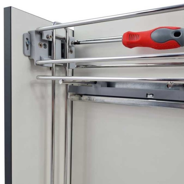 Карго FBM mini 200 ліве хром направляючі Hettich 3D