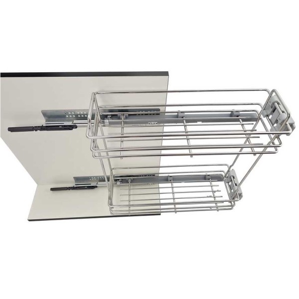 Карго FBM mini 200 праве хром направляючі Hettich 3D