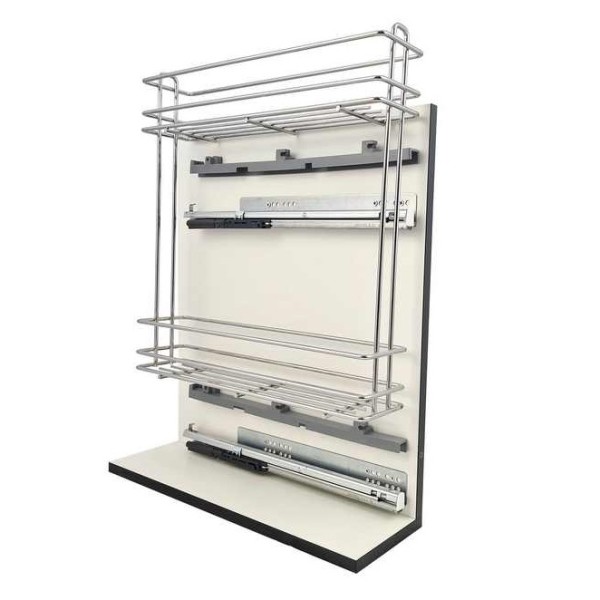Карго FBM mini 200 праве хром направляючі Hettich 3D