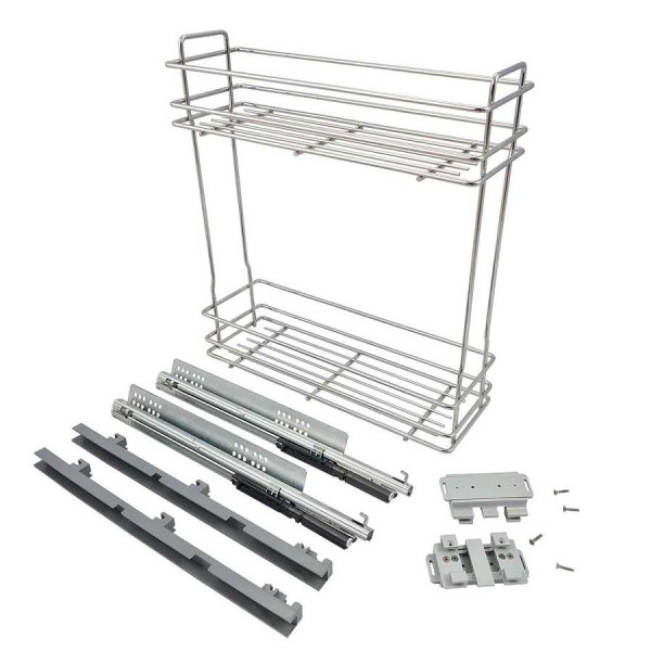 Карго FBM mini 200 праве хром направляючі Hettich 3D
