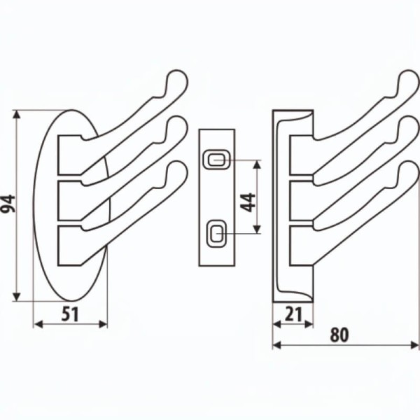 Гачок DW 10 G3 ДС золото