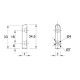 Гачок Ferro Fiori M 6020 чорний