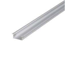 Профіль для LED-стрічки LUMINE, ВРІЗНИЙ L-2м алюміній, анодоване срібло