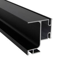 Профіль Gola Ferro Fiori  type L з LED, вертикальний бічний L-5400мм, чорний браж