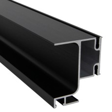Профіль Gola Ferro Fiori  type L з LED, вертикальний бічний L-5400мм, чорний браж