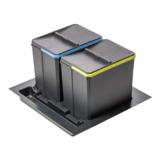 Відро для сміття, сегрегатор AxiSpace 600 2х15л (глибина 450-500мм), GTV