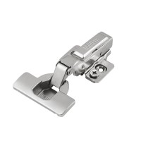 Петля Clip-On, з пружиною, напівнакладна 105°, нікель, 3D, Muller Profi Line БЕЗ ДОТЯГУВАЧА !!!