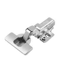 Петля Clip-On, з пружиною, внутрішня 105°, нікель, 3D, Muller Profi Line БЕЗ ДОТЯГУВАЧА !!!