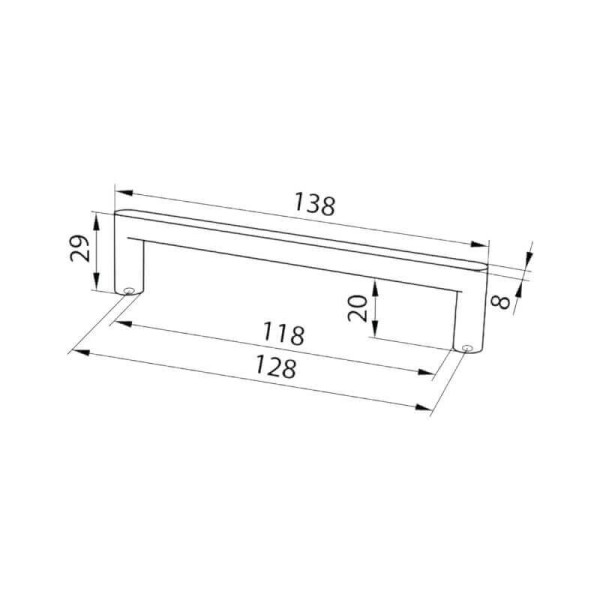 Ручка ДС DL 42/128 G22 графіт
