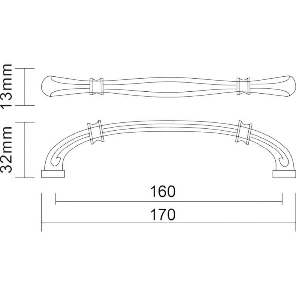 Ручка ДС DR 49/160 G15