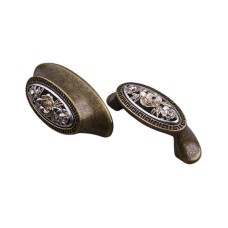 Ручка ДС DR 65/64 G19 OSB роза ракушка
