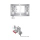 Направляючі телескопічні з дотягом L=550 new, Linken System