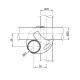 Ф25 R-2/DX кріплення потрійне праве, ДС