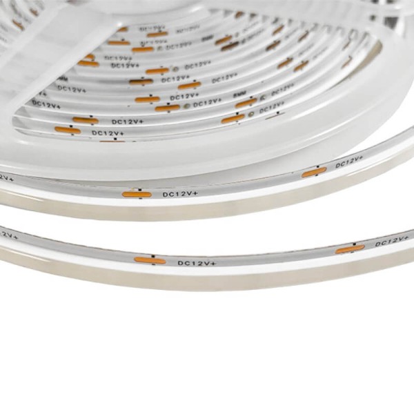 Світлодіодна LED стрічка COB AVT-PROF (4000-4500K) 12W-COB-256d-NW-20-V2 МОНОЛІТ, 5м