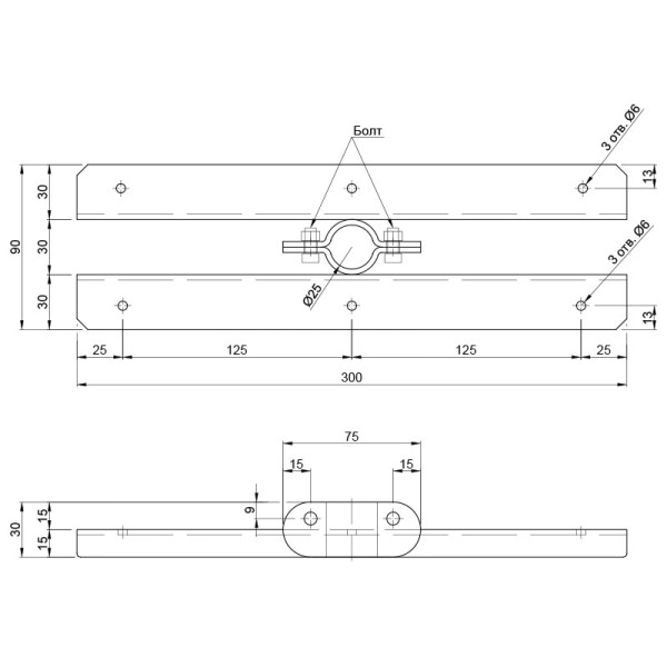Ф25 R-68 кріплення