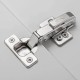 Петля GTV SOLID PLUS DCHC 3D з дотягом накладна, без євро шурупа ZM-DCHC09-3DBEO