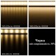 Профіль для LED-стрічки LUMINE Розсіювач L-3м чорний
