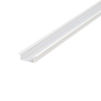 Профіль для LED-стрічки LUMINE, ВРІЗНИЙ L-2м алюміній, порошк. білий