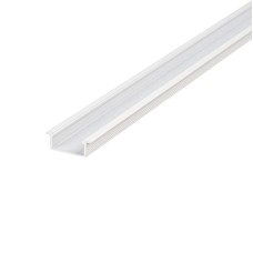 Профіль для LED-стрічки LUMINE, ВРІЗНИЙ L-3м алюміній, порошк. білий