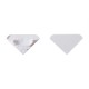 Профіль для LED-стрічки LUMINE, КУТОВИЙ-врізний, ЗАГЛУШКА біла