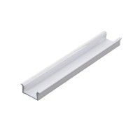 Профіль для LED-стрічки VYBIR, врізний 17х8мм L-5,95м білий