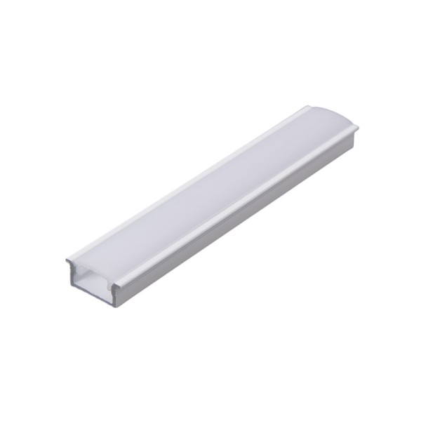 Профіль для LED-стрічки VYBIR, врізний 17х8мм L-5,95м білий