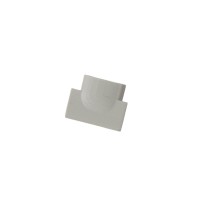 Профіль для LED-стрічки VYBIR, врізний ЗАГЛУШКА сіра