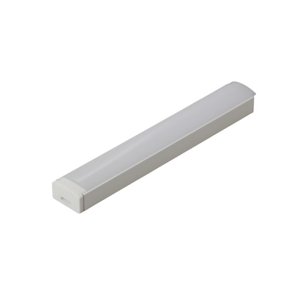 Профіль для LED-стрічки VYBIR, накладний 17х8мм L-5,95м білий