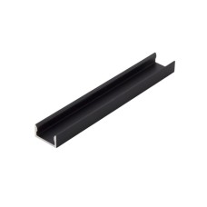 Профіль для LED-стрічки VYBIR, накладний 17х8мм L-5,95м анод. чорний