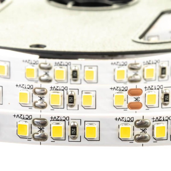 Світлодіодна LED стрічка AVT-600WW3528-12 (2700K-3500K) 9,6 W/м, 120LED/м, 50м (тепле світло) пог.м.