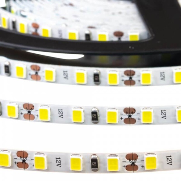 Світлодіодна LED стрічка SLIM AVT-600WW3528-12 (4000K-4500K) 9,6 W/м, 120LED/м, 5м