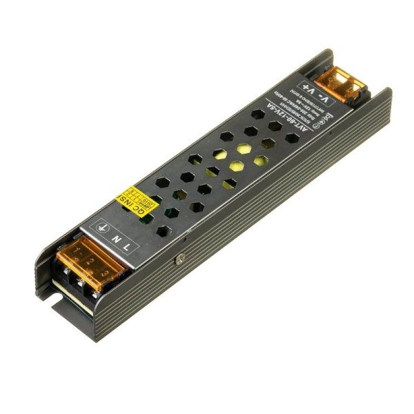 Блок живлення AVT 12V, IP20,  60W, 5,00А