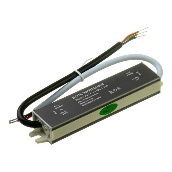 Блок живлення AVT-F герметичний 12V IP67  40W 3.33А