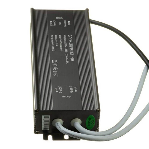 Блок живлення AVT-F герметичний 12V IP67 150W 12.50А