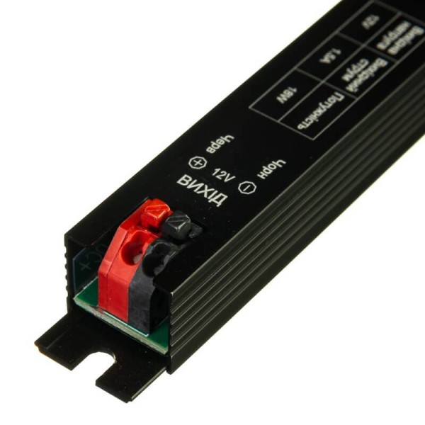 Блок живлення AVT SLIM PROF 36W, IP20, 12V, 3.0А з клемою