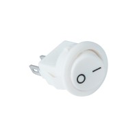 Вимикач Lumine 87504 кнопковий круглий, білий mini