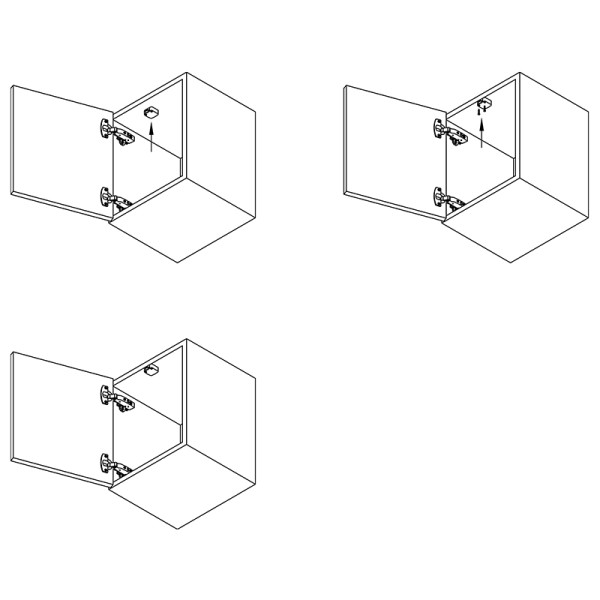 Вимикач Lumine 87508 механічний для дверей 220В-12V, білий