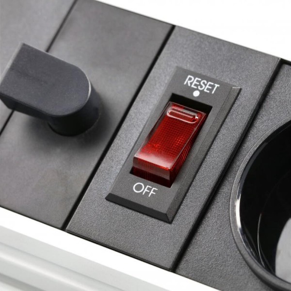 Подовжувач висувний CAMINO d-100 2 гнізда + USB AE-BPW2SCAM-10 білий, GTV