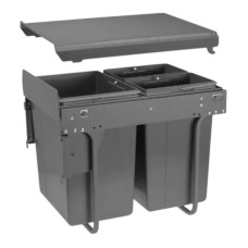 Відра для сміття, PB-45-MF202X10-60A (400) на телескопічних напр. з дотягом, з кріпл. фасаду, GTV