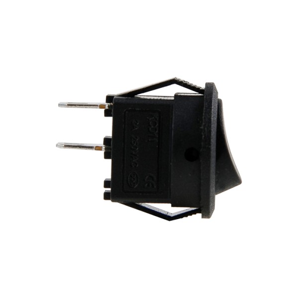 Вимикач Lumine 87505 кнопковий круглий, чорний mini